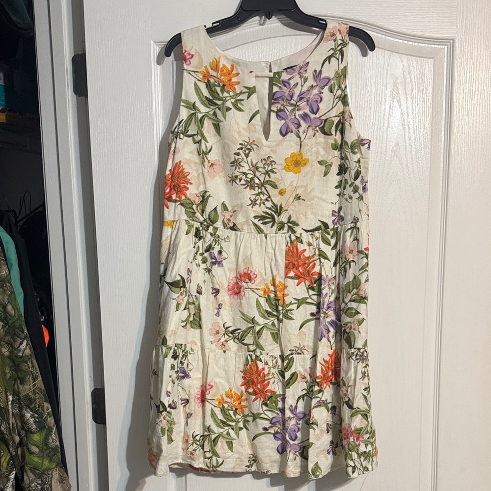 Jessica Howard Floral Sleeveless Dress - Multicolor